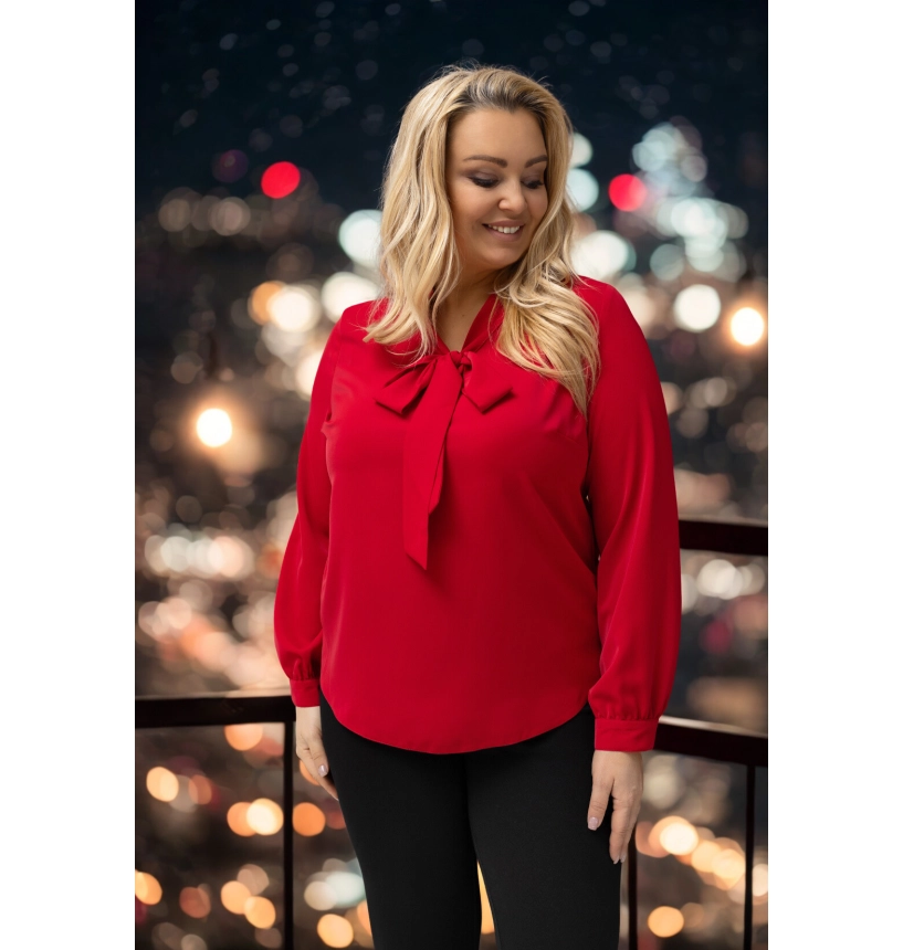 M46208 BLUZKA AMELIA CZERWONA